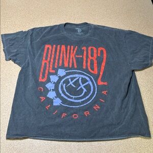 Urban Outfitters Charcoal Blink-182 California Tee S/M Oversized B3